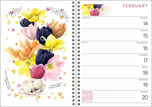 Marjolein Bastin Nature's Inspiration 2022 Monthly/Weekly Planner Calendar,New