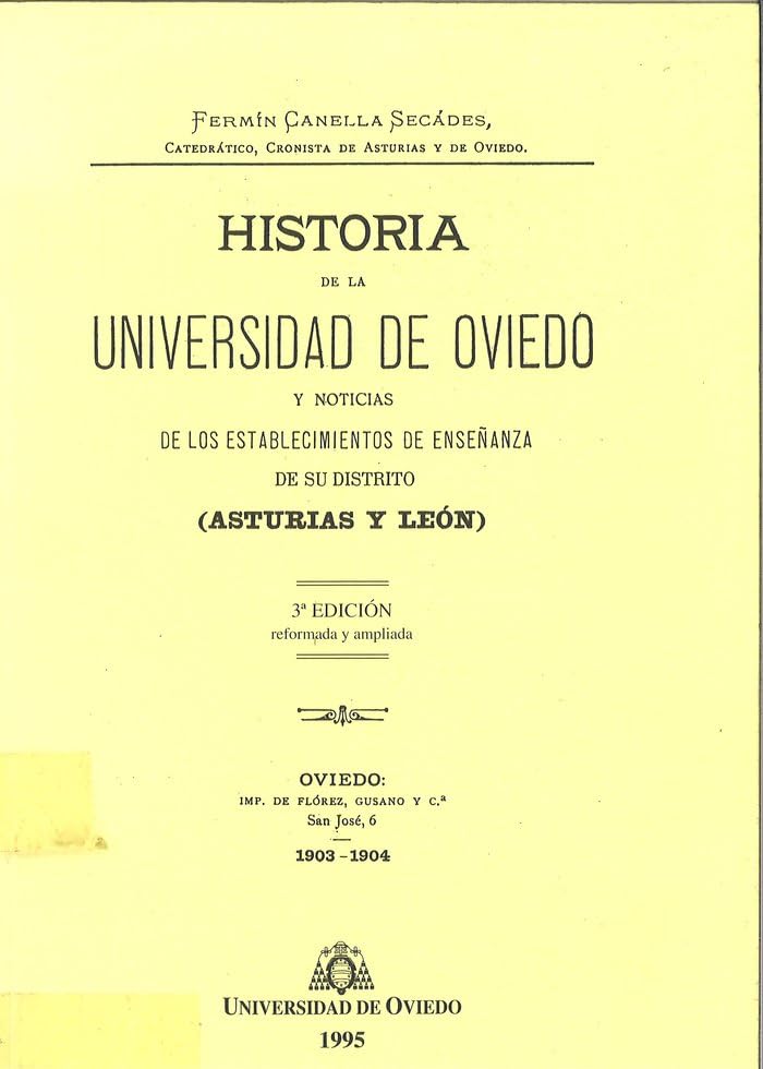 Historia de la Universidad de Oviedo (Spanish Edition),Used