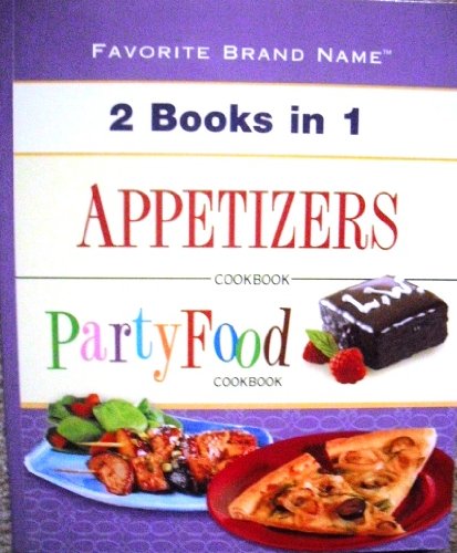 2 Books In 1. Appetizers & Partyfood,Used