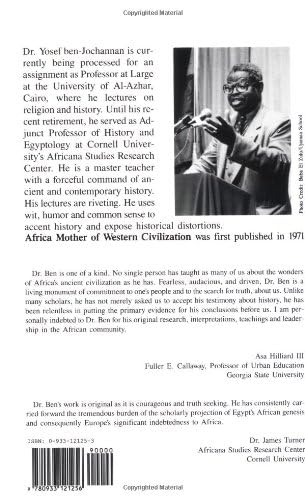 Africa: Mother of Western Civilization (AfricanAmerican Heritage Series),Used