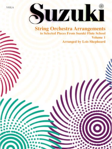 String Orchestra Arrangements To Selected Pieces From Suzuki Flute School, Vol 1: Viola,New