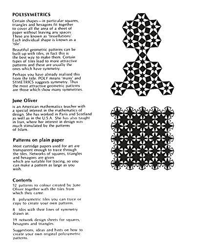 Polysymetrics: The Art of Making Geometric Patterns,Used