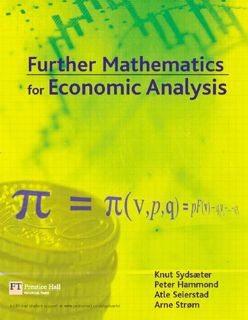 Further Mathematics For Economic Analysis,Used