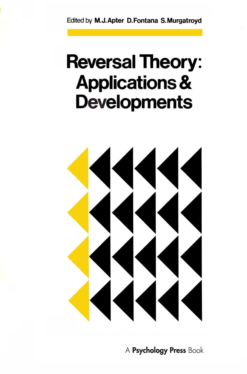 Reversal Theory: Applications and Development,Used