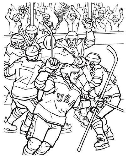 GOAL! The Hockey Coloring Book (Dover Sports Coloring Books),Used