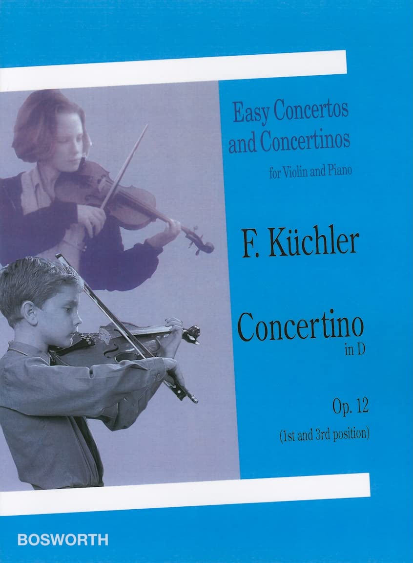 Concertino in D, Op. 12 (1st and 3rd position): Easy Concertos and Concertinos Series for Violin and Piano (Easy Concertos and C,Used