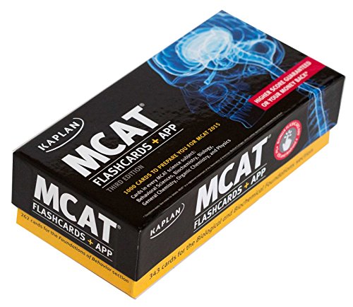 Kaplan MCAT Flashcards + App (Kaplan Test Prep),New