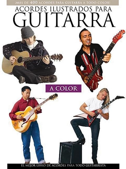 Acordes Ilustrados Para Guitarra A Color,New