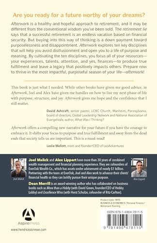 Afterwork: An Honest Discussion about the Retirement Lie and How to Live a Future Worthy of Dreams,New