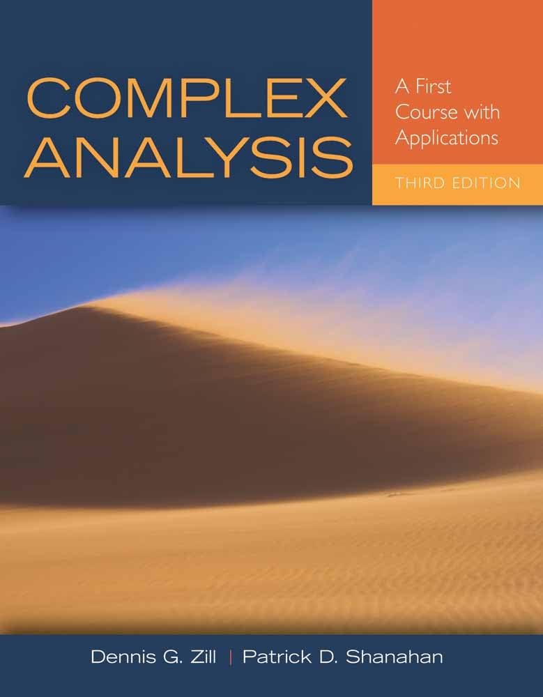 Complex Analysis: A First Course With Applications