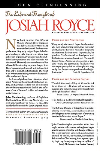 The Life and Thought of Josiah Royce: Revised and Expanded Edition (Vanderbilt Library of American Philosophy),Used