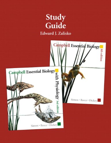 Study Guide For Campbell Essential Biology (With Physiology Chapters),New