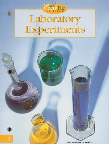 Holt Chemistry: Laboratory Experiments,Used