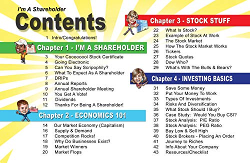 I'M A Shareholder Kit: The Basics About Stocks For Kids/Teens,Used
