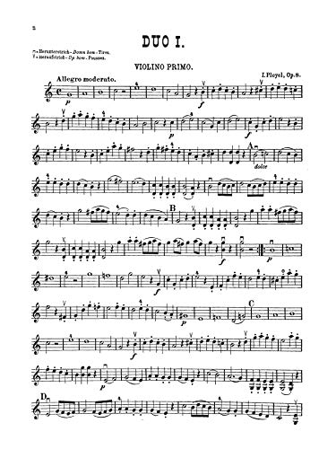 Six Easy Duets, Op. 8 (Kalmus Edition),Used