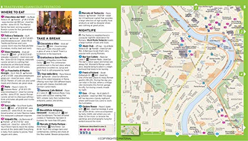 Michelin Rome Map & Guide: Travel Guide (Green Guide/Michelin),Used