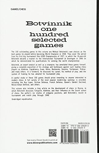 Botvinnik: One Hundred Selected Games,New