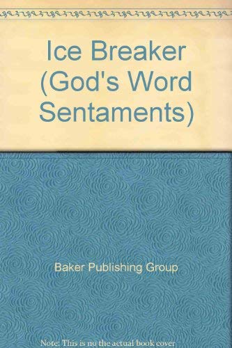 GOD'S WORD Sentaments Ice Breaker,Used