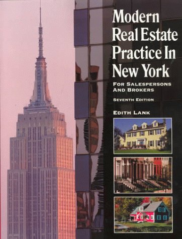 Modern Real Estate Practice In New York: Salespersons And Brokers,Used