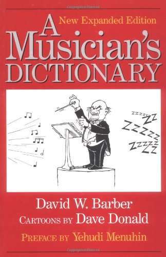 A Musician's Dictionary,Used