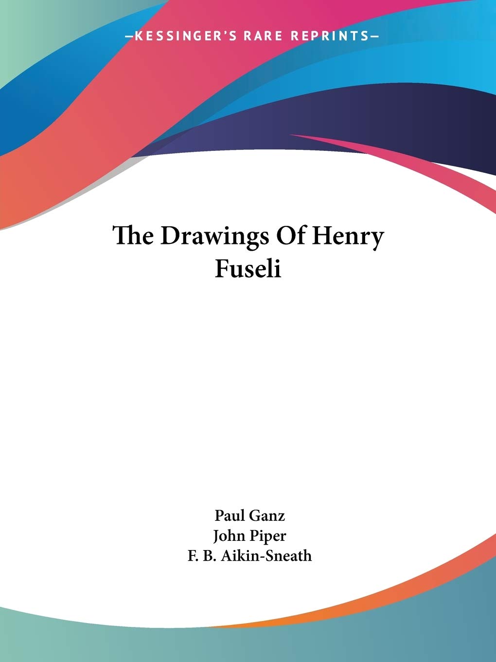 The Drawings Of Henry Fuseli,Used