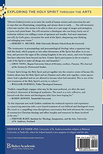 Creator Spirit: The Holy Spirit And The Art Of Becoming Human,New