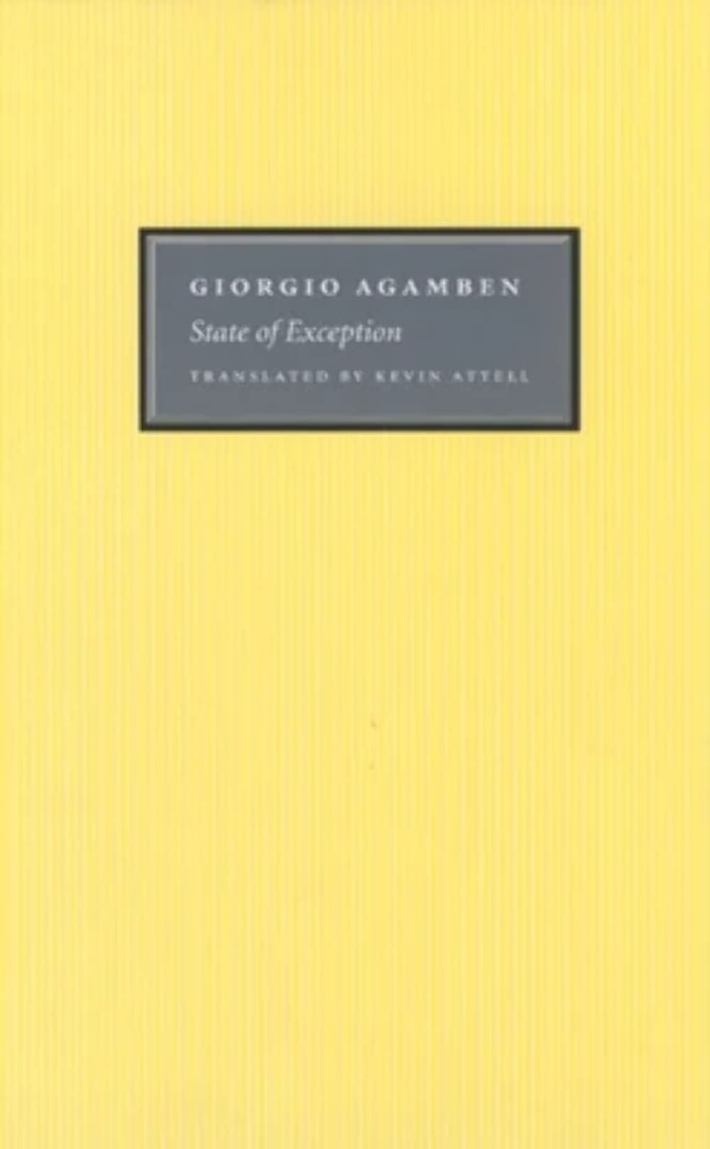 State Of Exception,Used