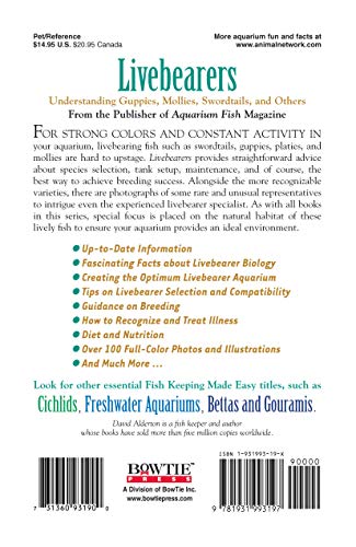 Livebearers: Understanding Guppies, Mollies, Swordtails And Others (Fish Keeping Made Easy),Used