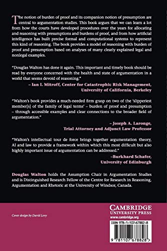 Burden of Proof, Presumption and Argumentation,Used