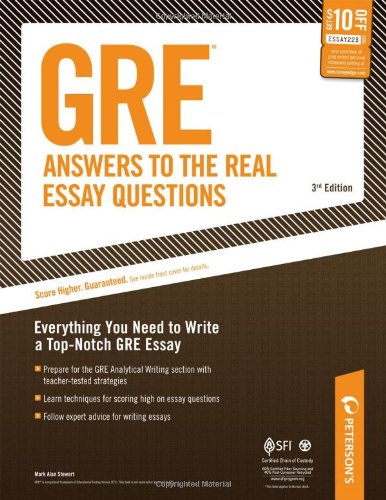 GRE Answers to the Real Essay Questions,Used