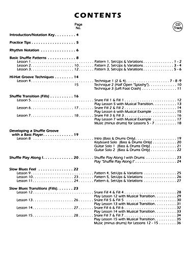 Ultimate Beginner Blues Drums: Steps One & Two, Book & Online Audio (The Ultimate Beginner Series),New