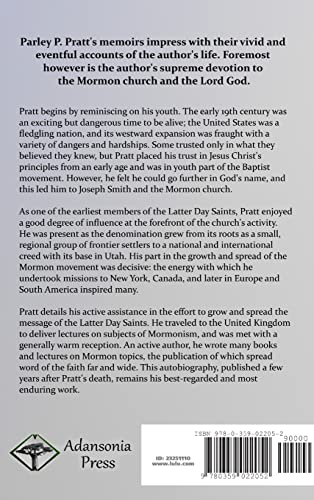 The Autobiography of Parley P. Pratt: Leader of the Utah Latter Day Saints; His History of the Early Mormon Church (Hardcover),Used