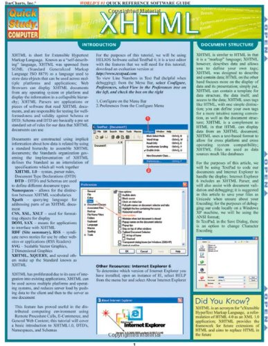 Xhtml (Quick Study),Used