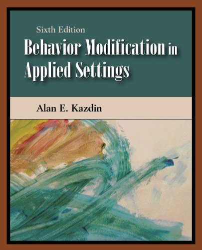 Behavior Modification in Applied Settings,Used
