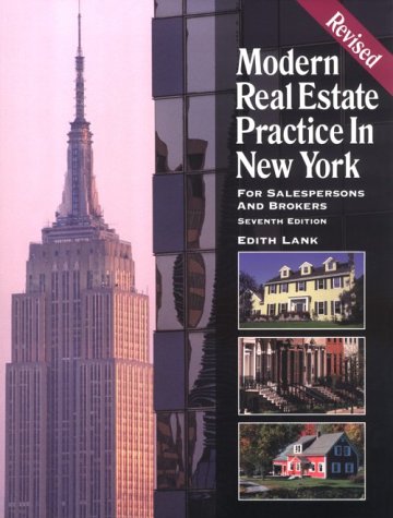 Modern Real Estate Practice In New York : For Salespersons And Brokers (Modern Real Estate Practice In New York, 7Th Ed),Used
