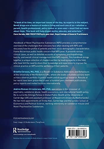 Handbook of Novel Psychoactive Substances: What Clinicians Should Know about NPS,Used