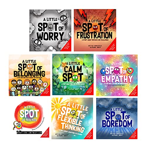 A Little SPOT of Feelings 8 Book Box Set (Book 2532: Empathy, Frustration, Calm, Belonging, Worry, Boredom, Flexible Thinking, ,Used