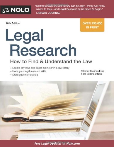 Legal Research: How to Find & Understand the Law,Used