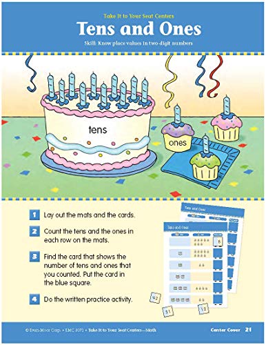 Take It to Your Seat Common Core Math Centers, Grade 1 (Take It to Your Seat Math Centers),Used