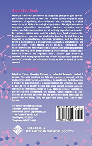 Materials Chemistry: An Emerging Discipline (Advances in Chemistry Series, Volume 245),Used