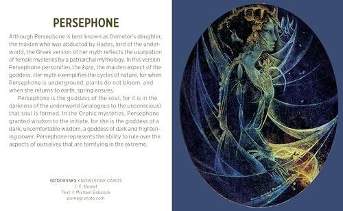 Goddesses Knowledge Cards : Paintings By Susan Seddon Boulet-used