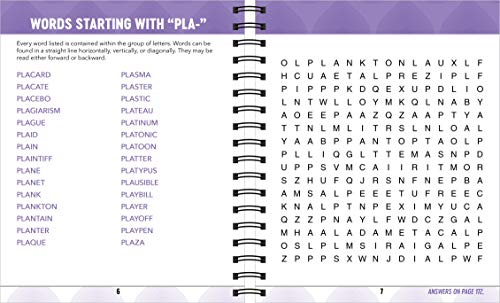 Brain Games  Large Print Word Search (Swirls),Used