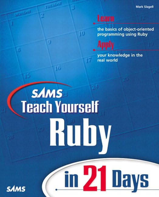 Sams Teach Yourself Ruby In 21 Days,New