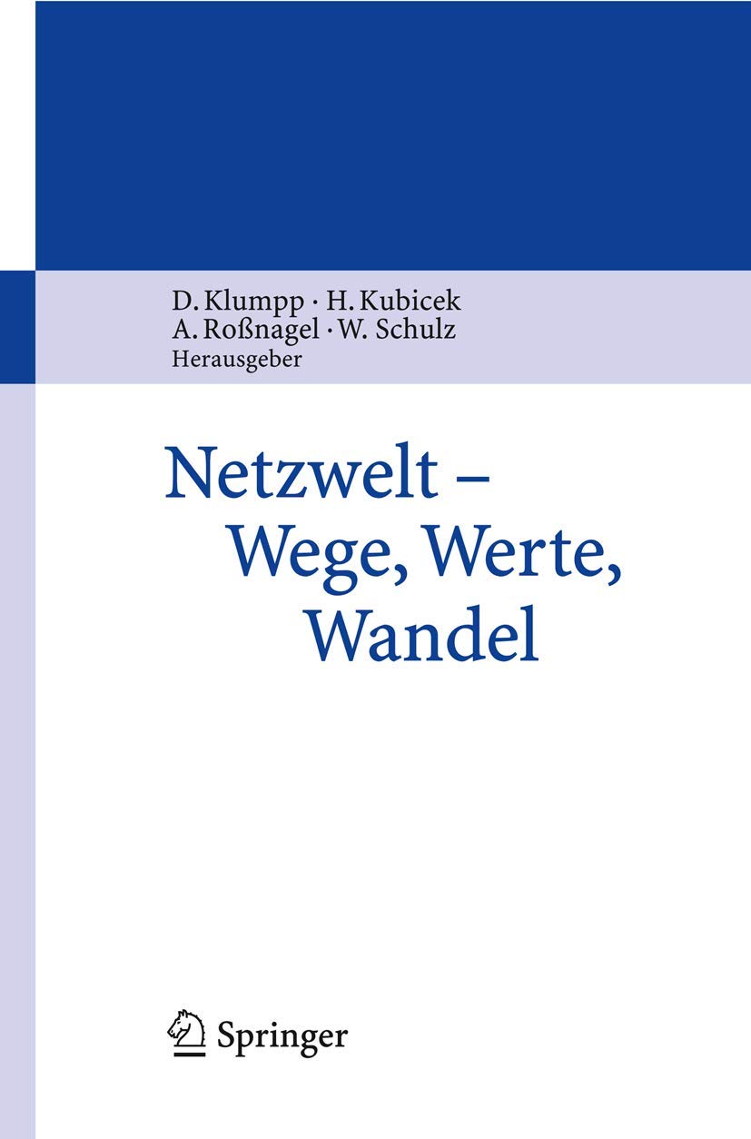 Netzwelt Wege, Werte, Wandel (German Edition),Used