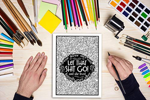 This Doctor Needs a Mother F*cking Beer: A Swear Word Coloring Book for Adults,Used
