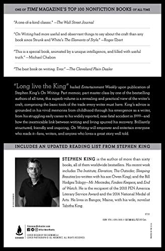 On Writing: A Memoir of the Craft,New