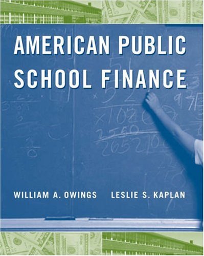 American Public School Finance,Used