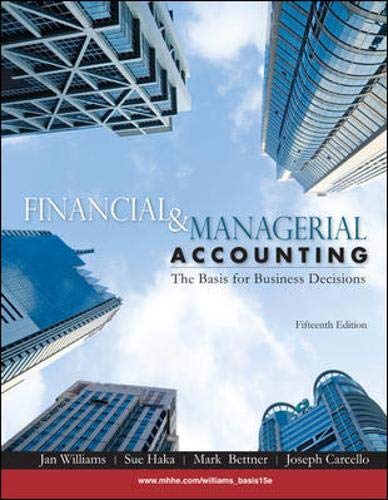 Financial & Managerial Accounting,New
