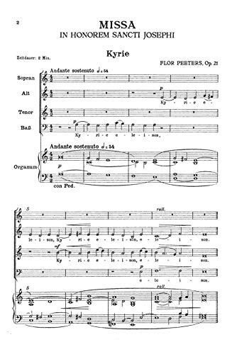 Mass in Honor of Saint Joseph, Op. 21: SATB (Latin Language Edition) (Kalmus Edition) (Latin Edition),Used