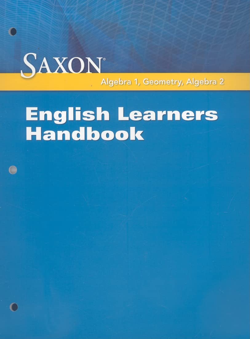 Saxon Math: Ell Handbook 2009,Used